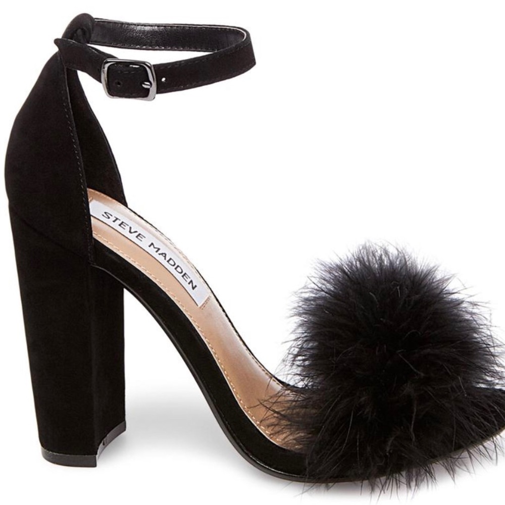 Steve Madden Black “Carabu” High Heel